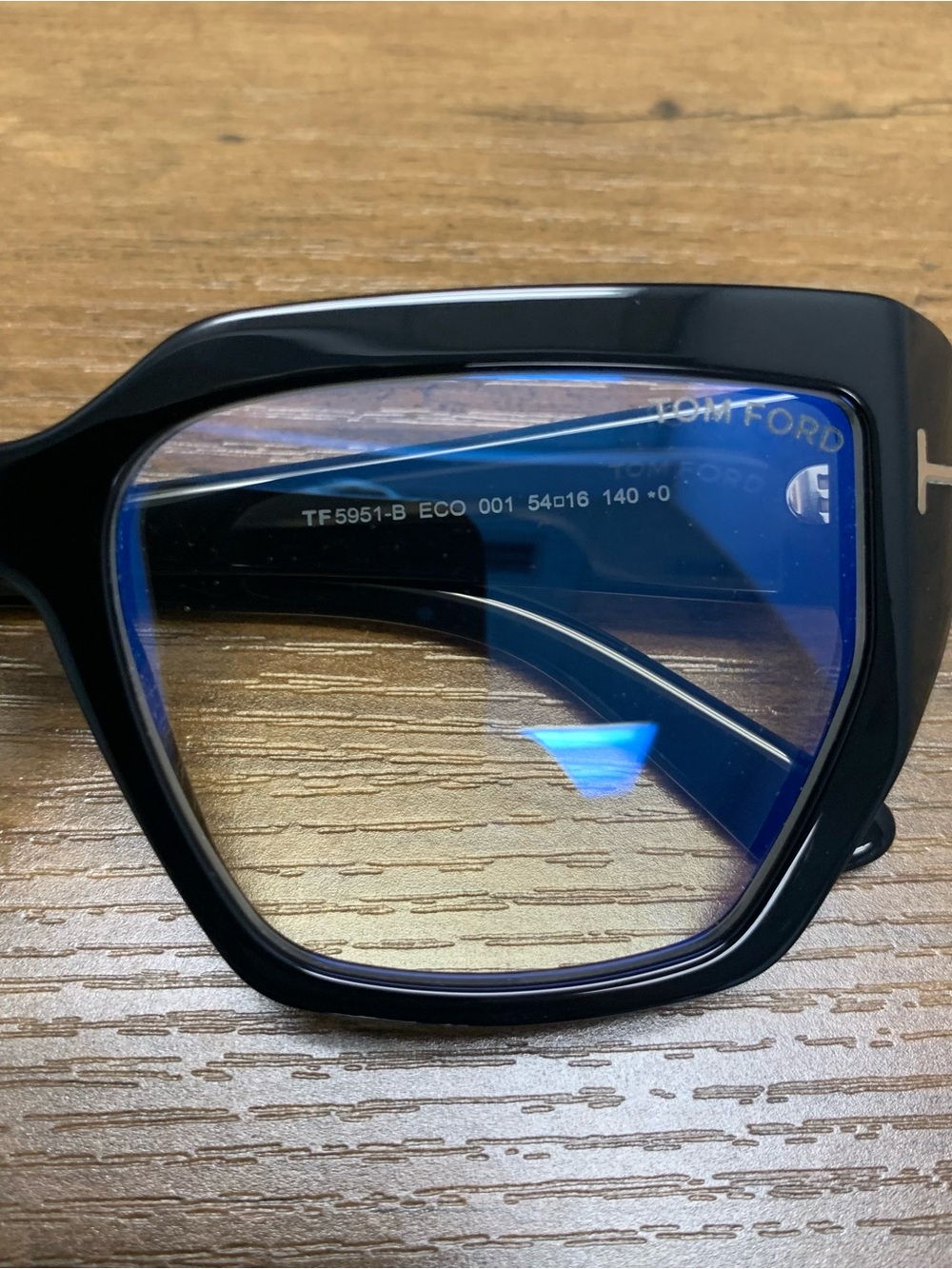 TOM FORD TF5951-B Col 001. Black
54mm Ladies Cateye Eyeglasses - Picture 5 of 9